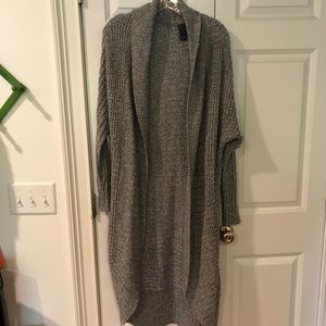 Grey Duster Sweater
